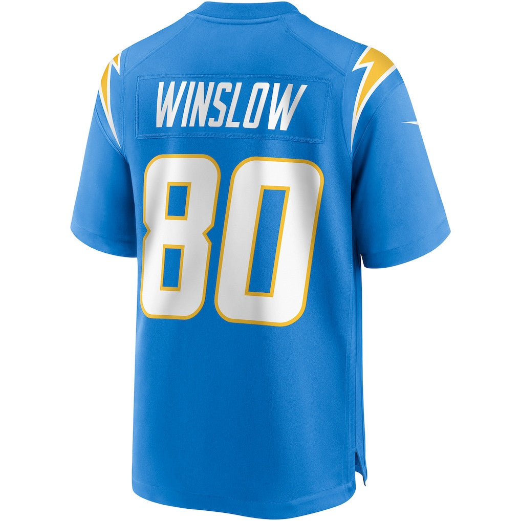 Kellen Winslow 80 Los Angeles Chargers Game Retired Player Men Jersey - Powder Blue