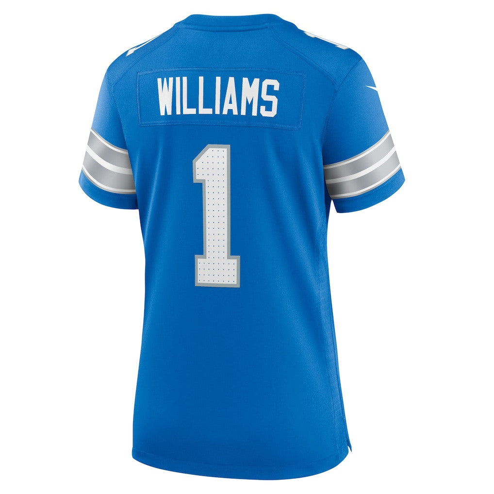 Jameson Williams 1 Detroit Lions Women's Team Game Jersey - Blue