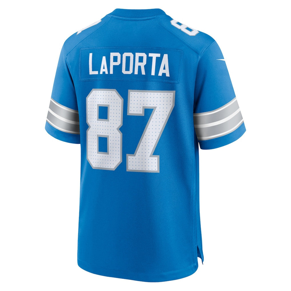 Sam LaPorta 87 Detroit Lions Game Men Jersey - Blue