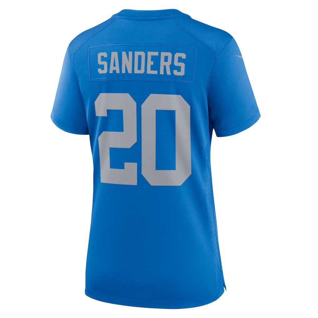 Barry Sanders 20 Detroit Lions Women's Alternate Game Jersey - Blue