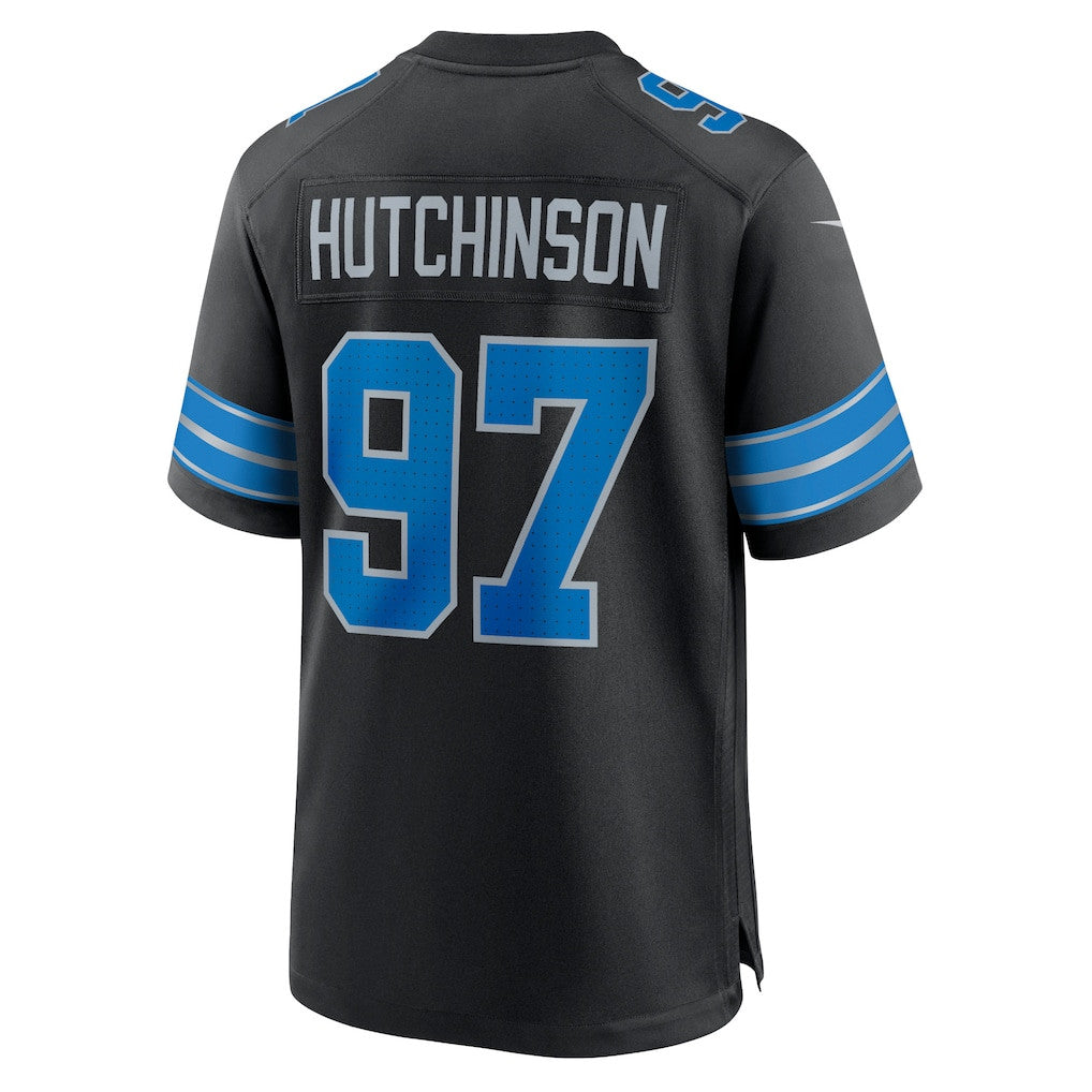 Aidan Hutchinson 97 Detroit Lions 2nd Alternate Game Men Jersey - Black