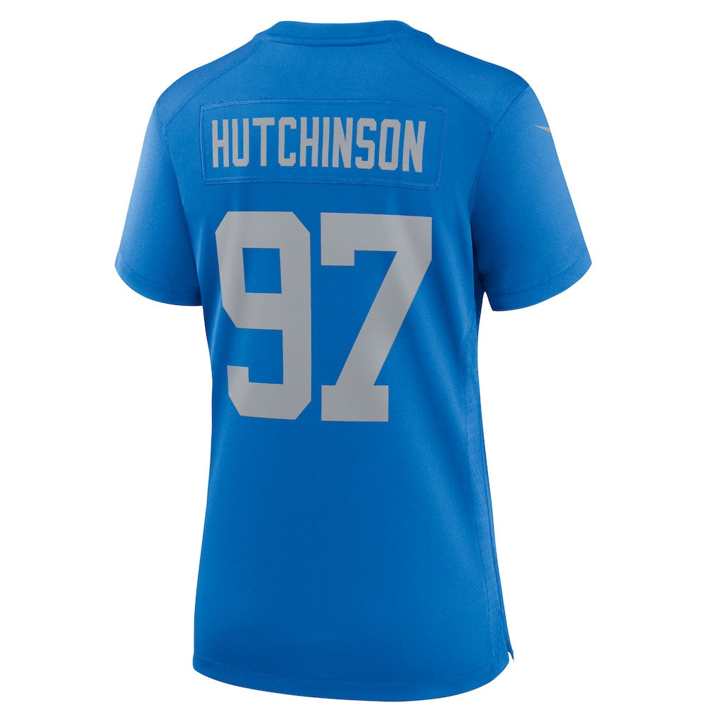 Aidan Hutchinson 97 Detroit Lions Women's Alternate Game Jersey - Blue