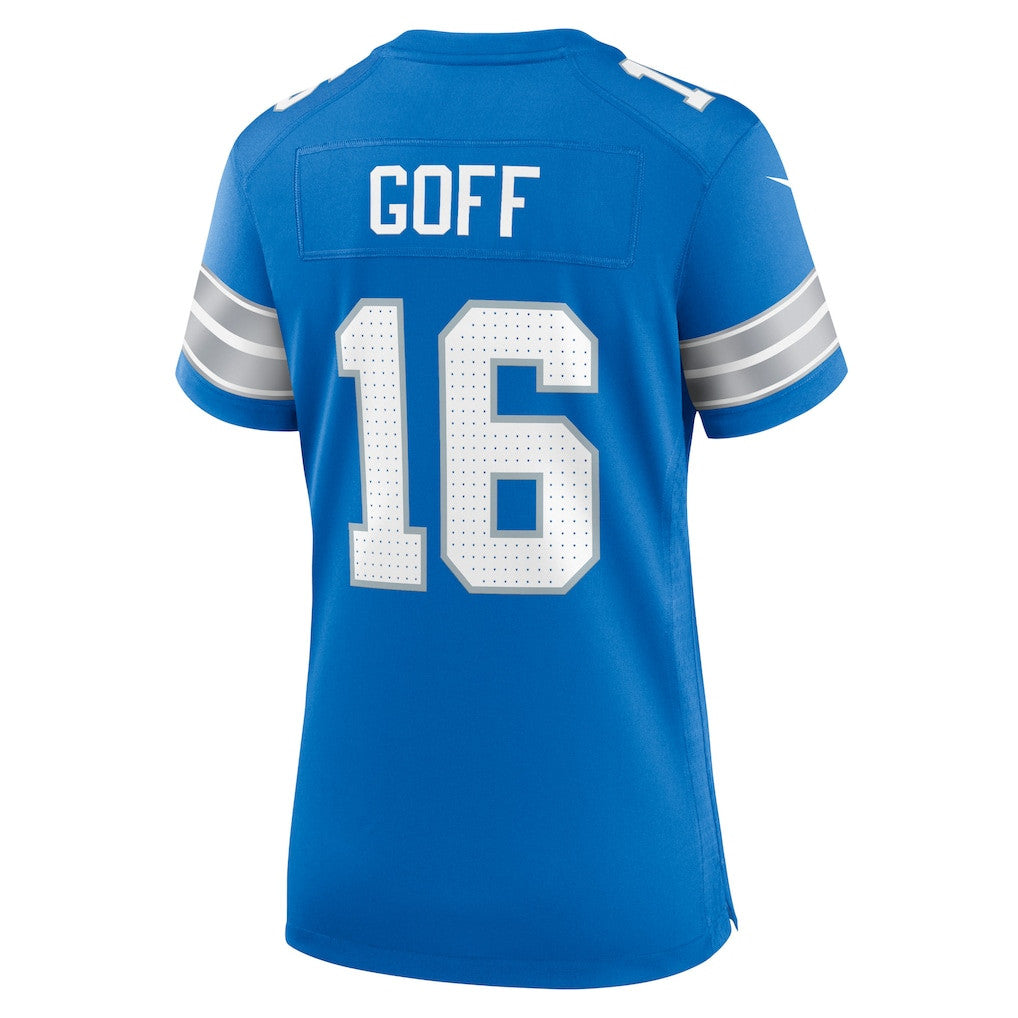 Jared Goff 16 Detroit Lions Women's Game Jersey - Blue