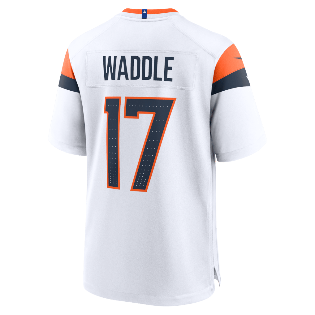 Jaylen Waddle 17 Denver Broncos Game Men Jersey - White