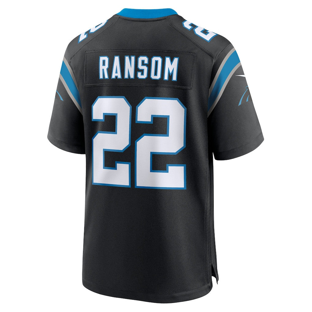 Lathan Ransom 22 Carolina Panthers Team Game Men Jersey - Black