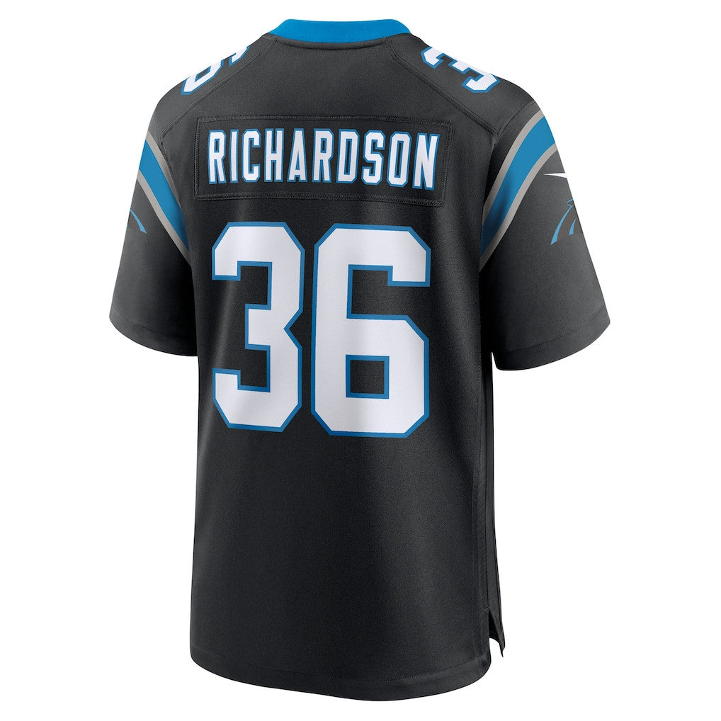 Demani Richardson 36 Carolina Panthers Team Game Men Jersey - Black