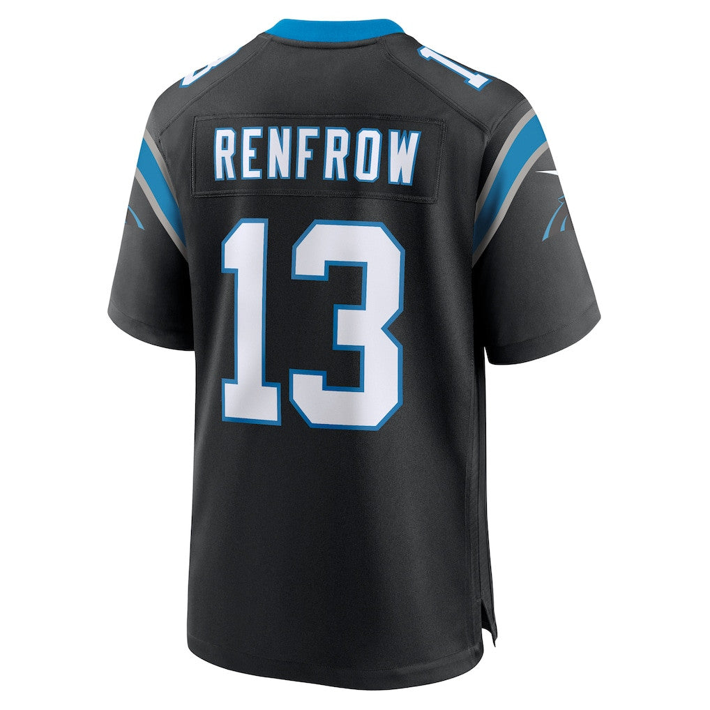 Hunter Renfrow 13 Carolina Panthers Team Game Men Jersey - Black