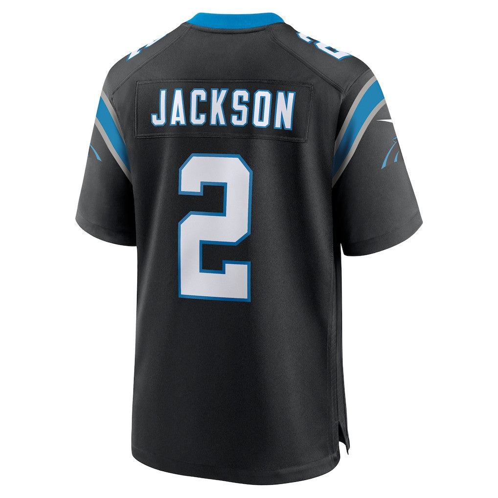 Mike Jackson 2 Carolina Panthers Team Game Men Jersey - Black