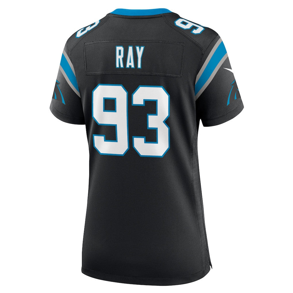 LaBryan Ray 93 Carolina Panthers Women's Team Game Jersey - Black