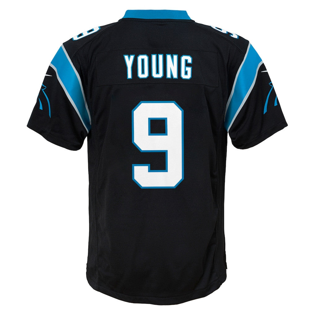 Bryce Young 9 Carolina Panthers Game YOUTH Jersey - Black