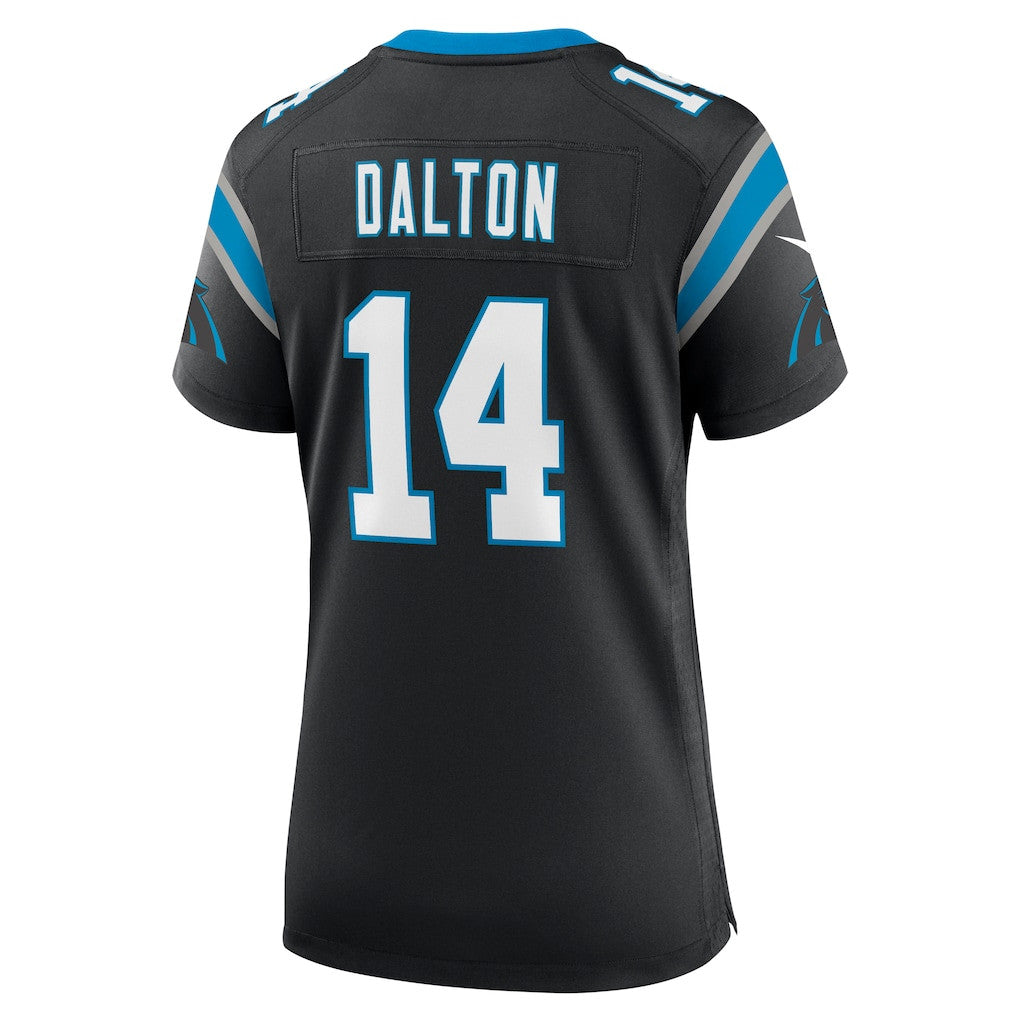 Andy Dalton 14 Carolina Panthers Women's Team Game Jersey - Black