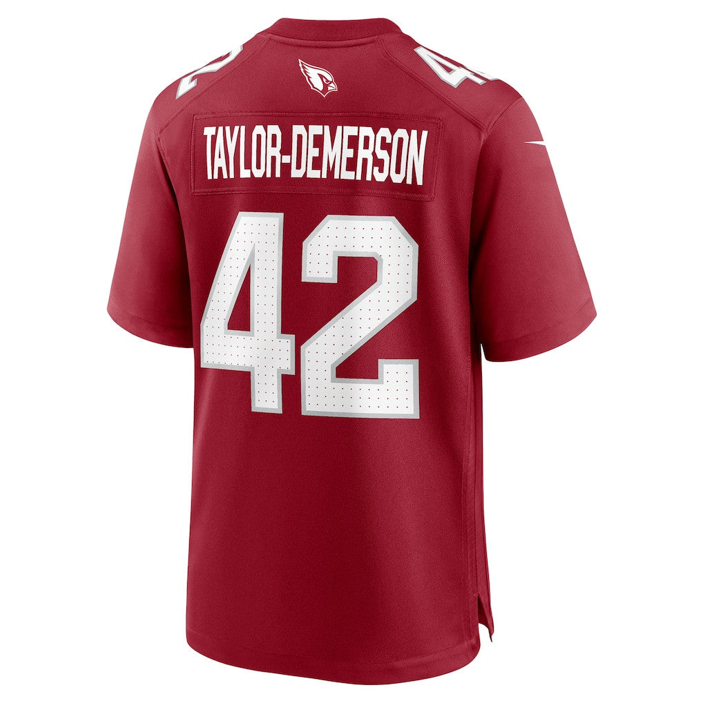 Dadrion Taylor-Demerson 42 Arizona Cardinals Team Game Men Jersey - Cardinal