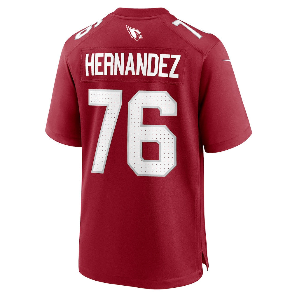 Will Hernandez 76 Arizona Cardinals Team Game Men Jersey - Cardinal