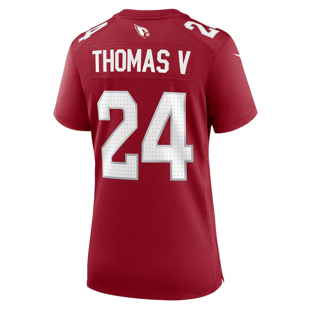 Starling Thomas V 24 Arizona Cardinals Women's Team Game Jersey - Cardinal