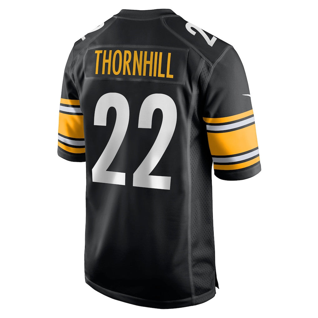 Juan Thornhill 22 Pittsburgh Steelers Team Game Men Jersey - Black