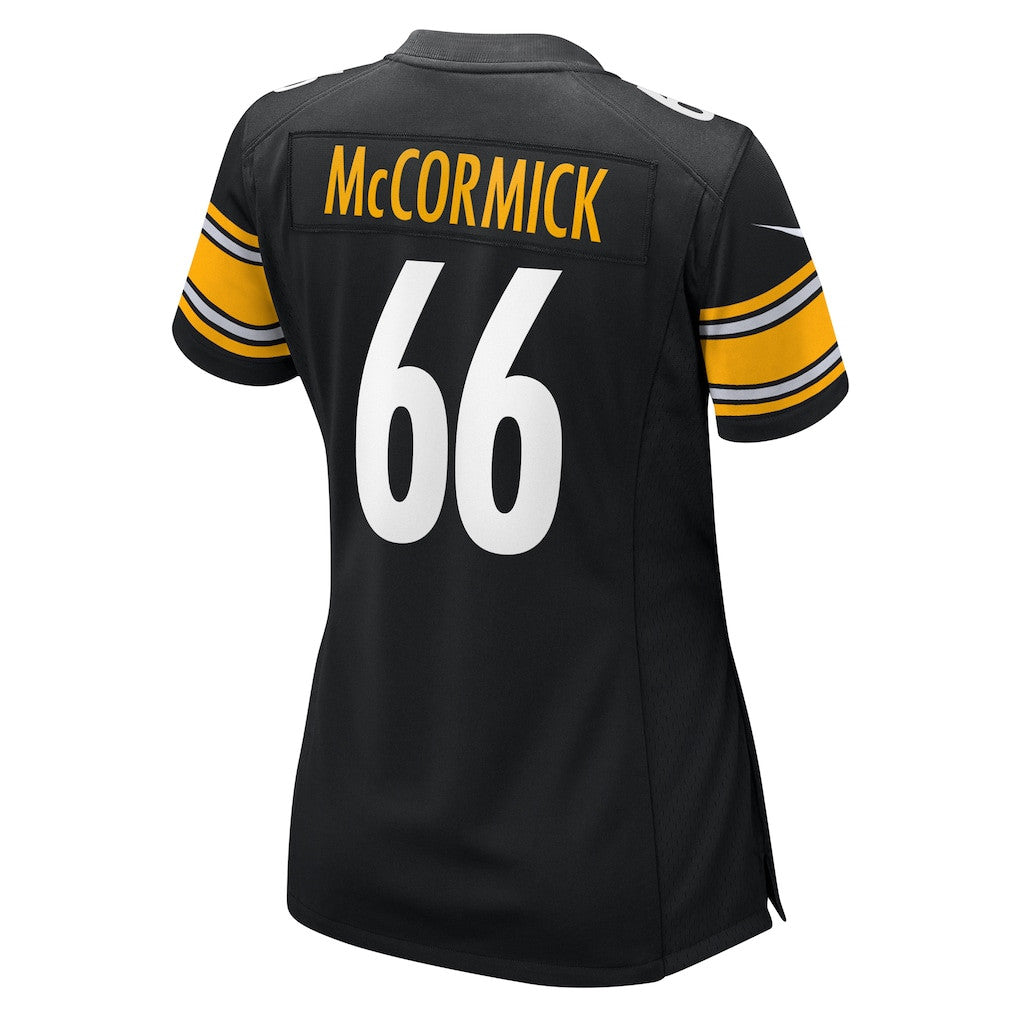 Mason McCormick 66 Pittsburgh Steelers Women's Team Game Jersey - Black
