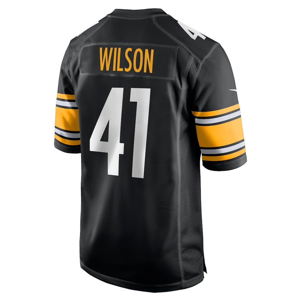 Payton Wilson 41 Pittsburgh Steelers Team Game Men Jersey - Black