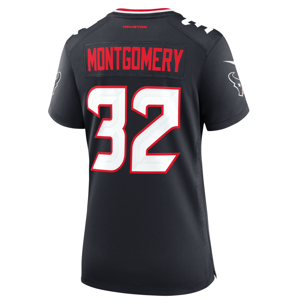 David Montgomery 32 Houston Texans Women's Team Game Jersey - Navy