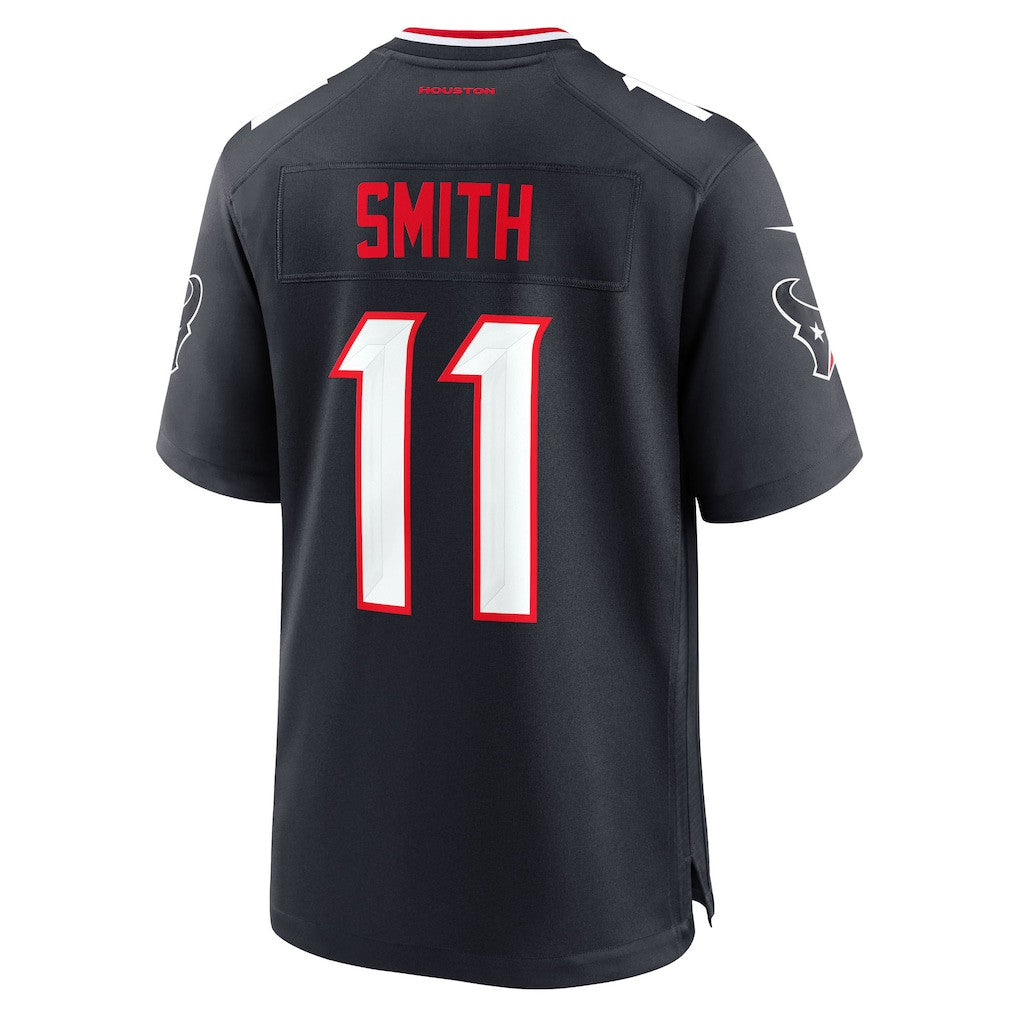 Tremon Smith 11 Houston Texans Team Game Men Jersey - Navy