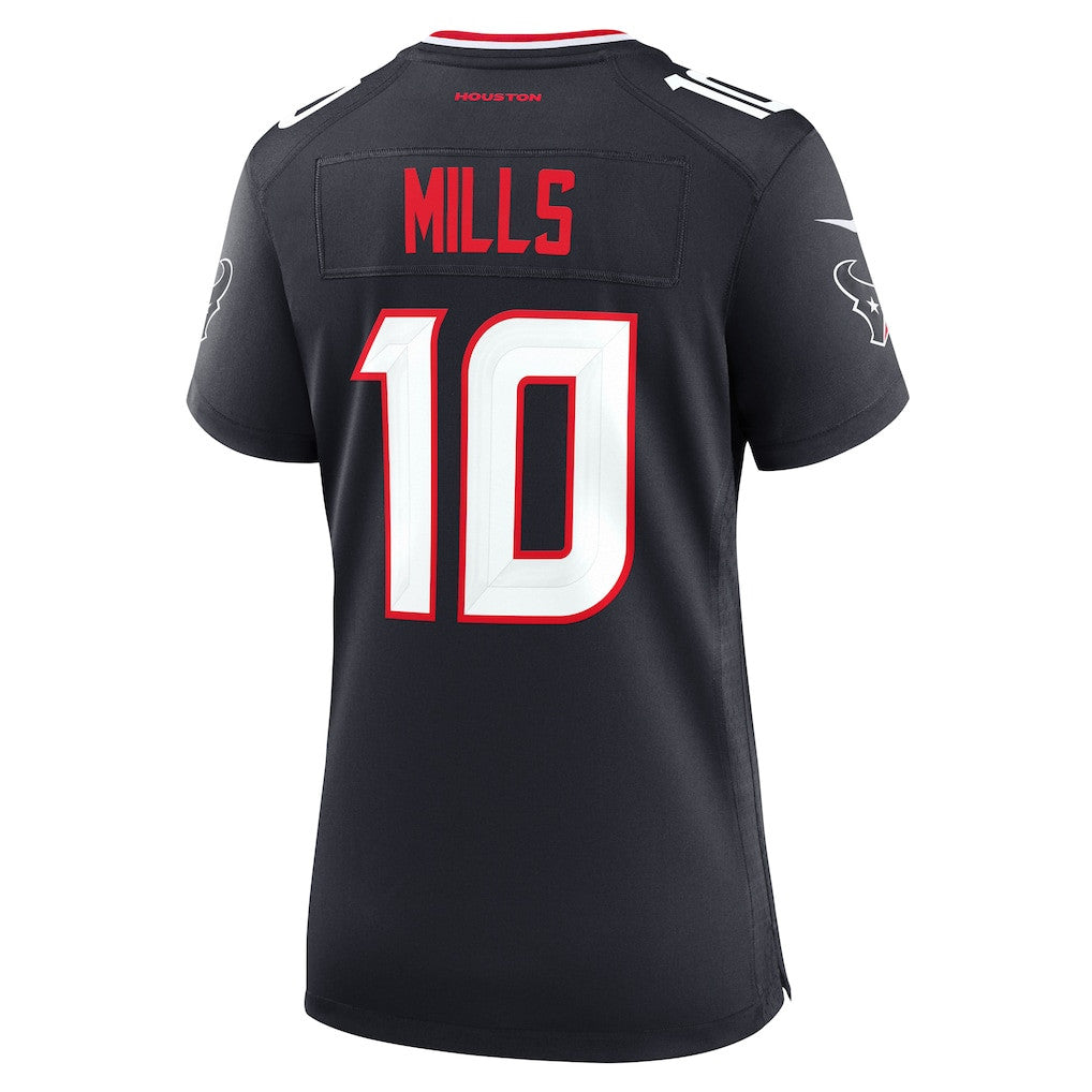 Davis Mills 10 Houston Texans Women's Team Game Jersey - Navy