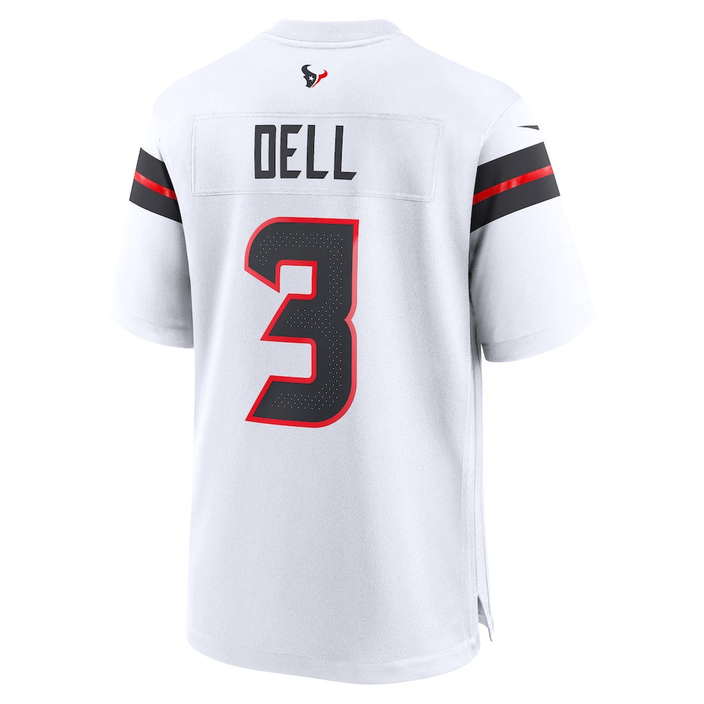 Tank Dell 3 Houston Texans Team Game Men Jersey - White