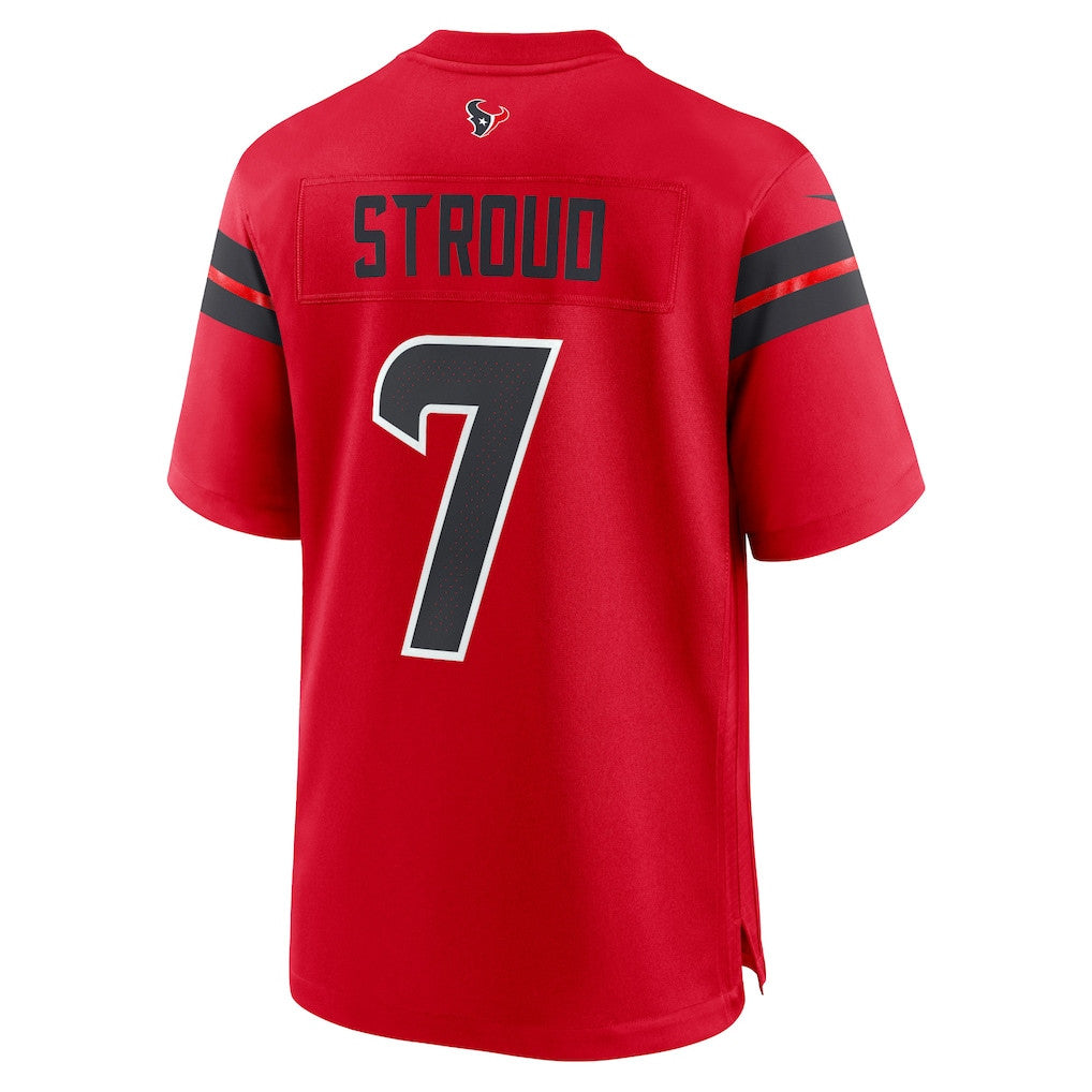 C.J. Stroud 7 Houston Texans Alternate Game Men Jersey - Red
