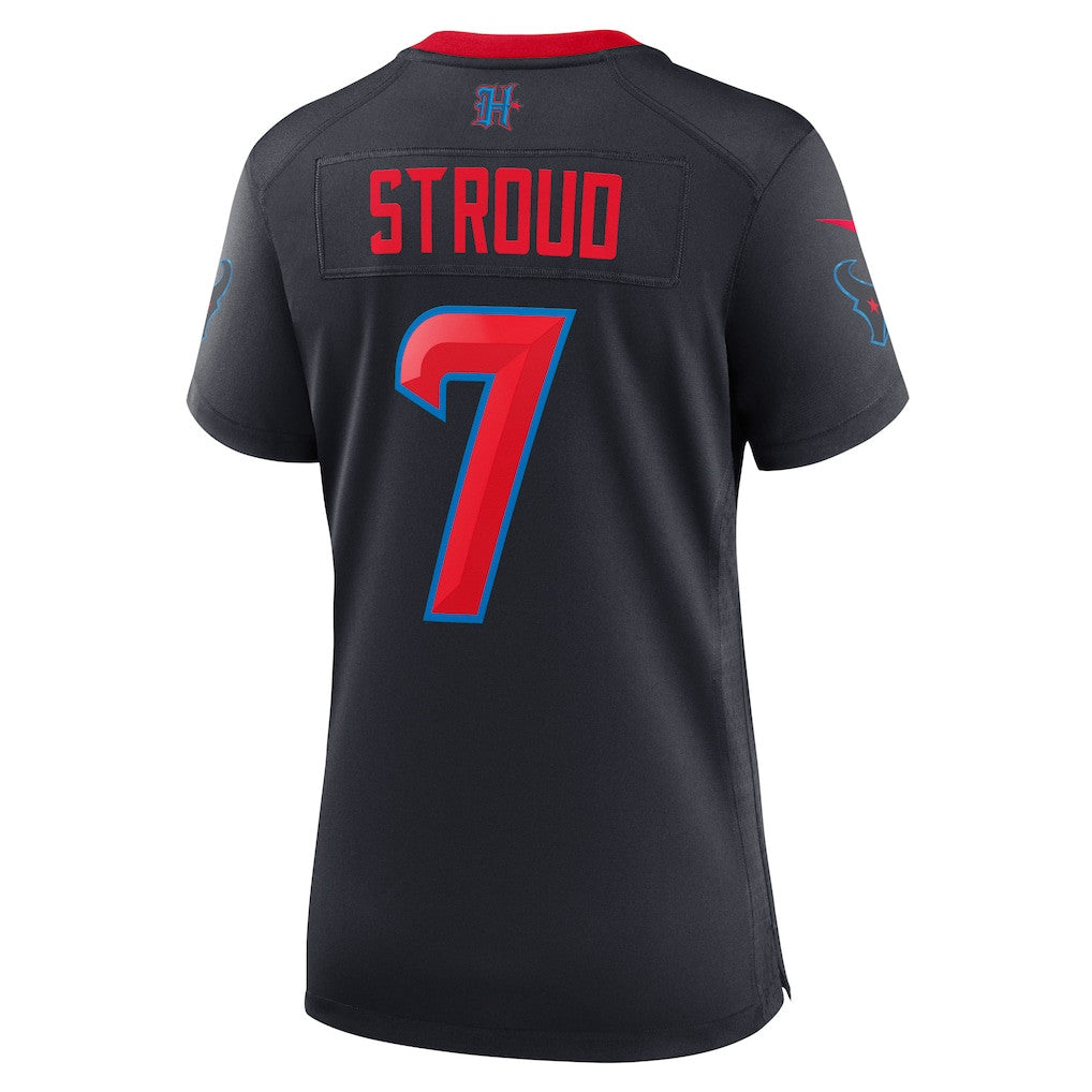 C.J. Stroud 7 Houston Texans Women's 2nd Alternate Game Jersey - Navy