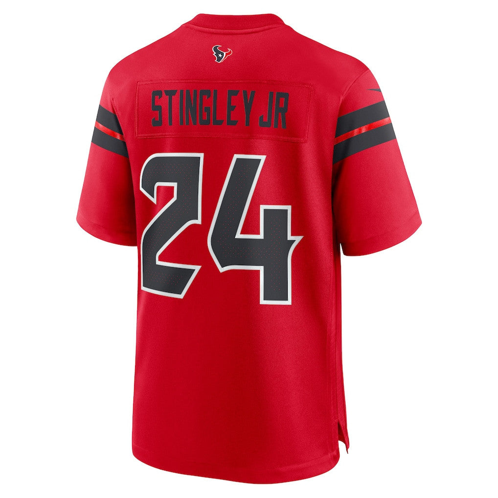 Derek Stingley Jr. 24 Houston Texans Alternate Game Men Jersey - Red