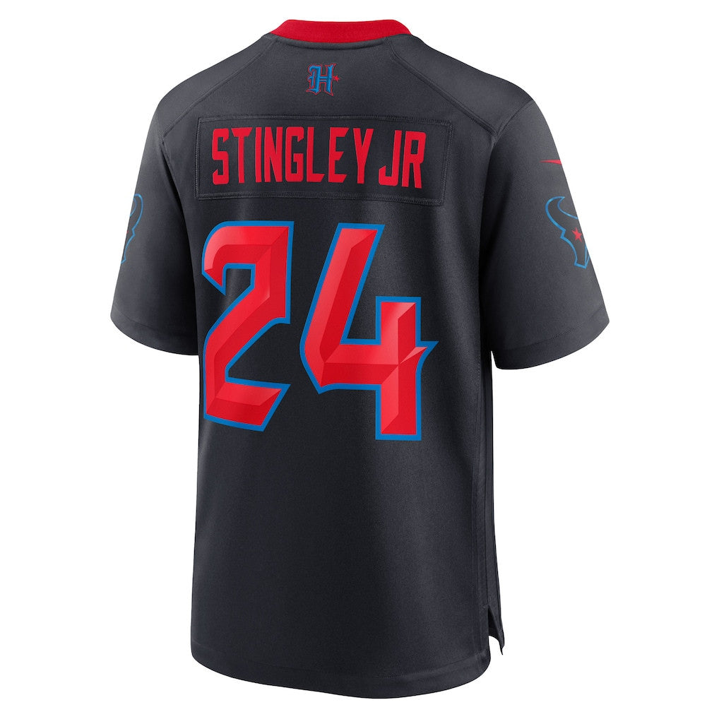 Derek Stingley Jr. 24 Houston Texans 2nd Alternate Game Men Jersey - Navy