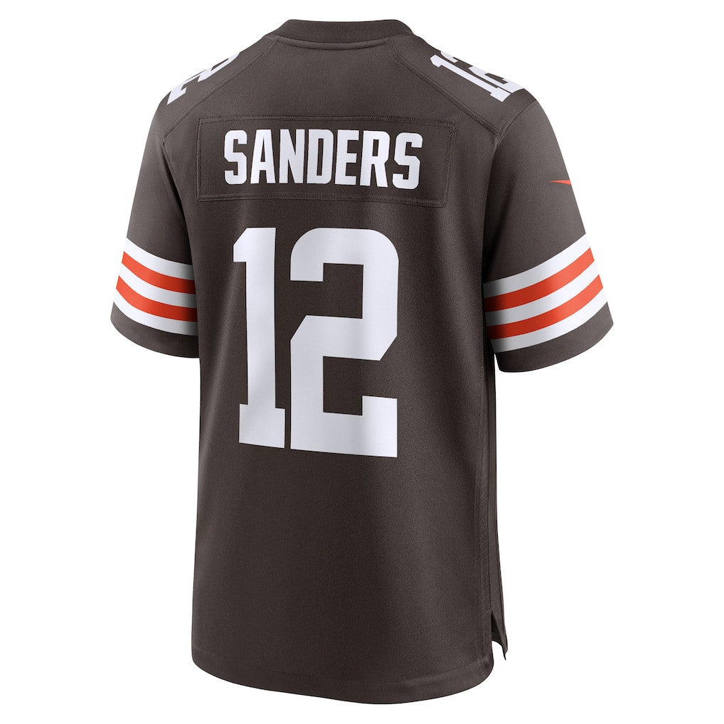 Shedeur Sanders 12 Cleveland Browns Team Game Men Jersey - Brown