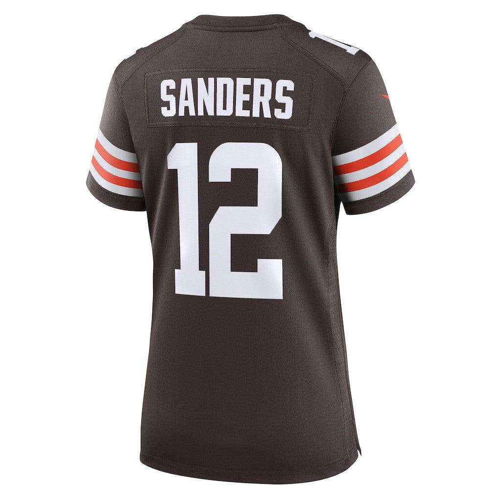 Shedeur Sanders 12 Cleveland Browns Women's Team Game Jersey - Brown