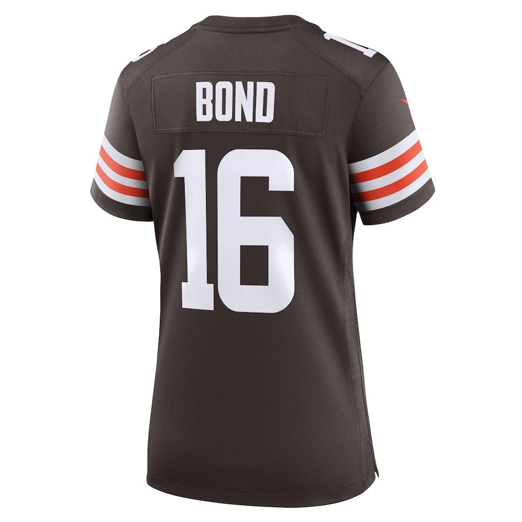 Isaiah Bond 16 Cleveland Browns Women's Team Game Jersey - Brown