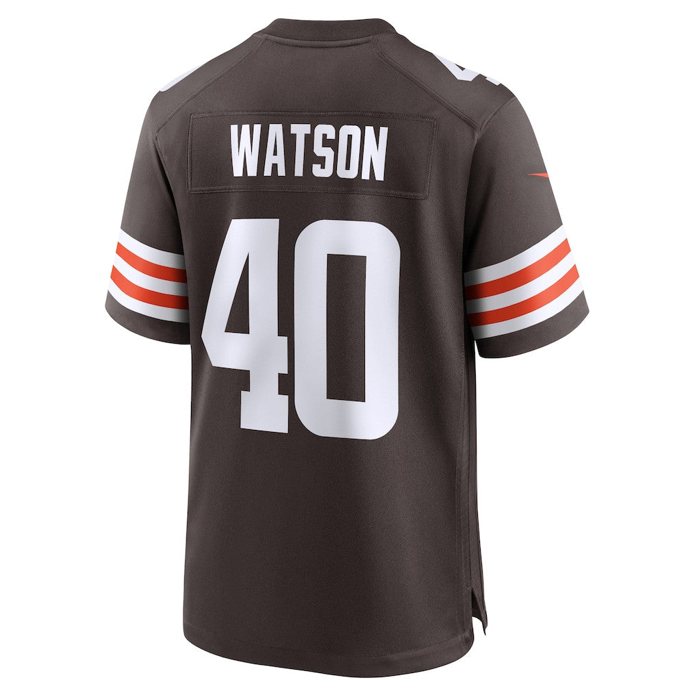 Nathaniel Watson 40 Cleveland Browns Team Game Men Jersey - Brown