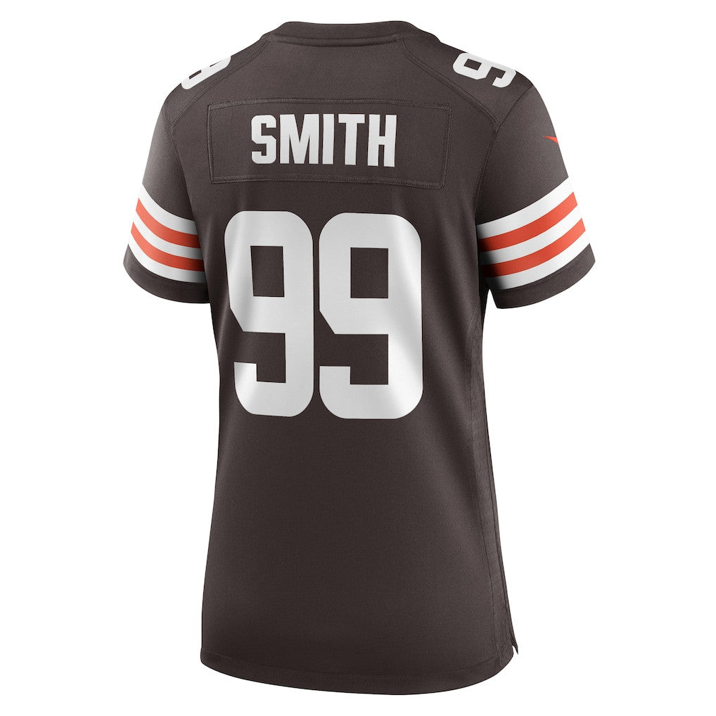Za'Darius Smith 99 Cleveland Browns Women's Team Game Jersey - Brown