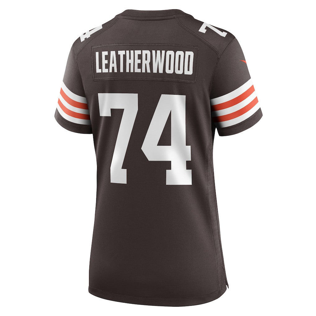 Alex Leatherwood 74 Cleveland Browns Women's Team Game Jersey - Brown