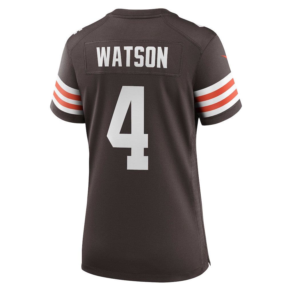 Deshaun Watson 4 Cleveland Browns Women's Team Game Jersey - Brown