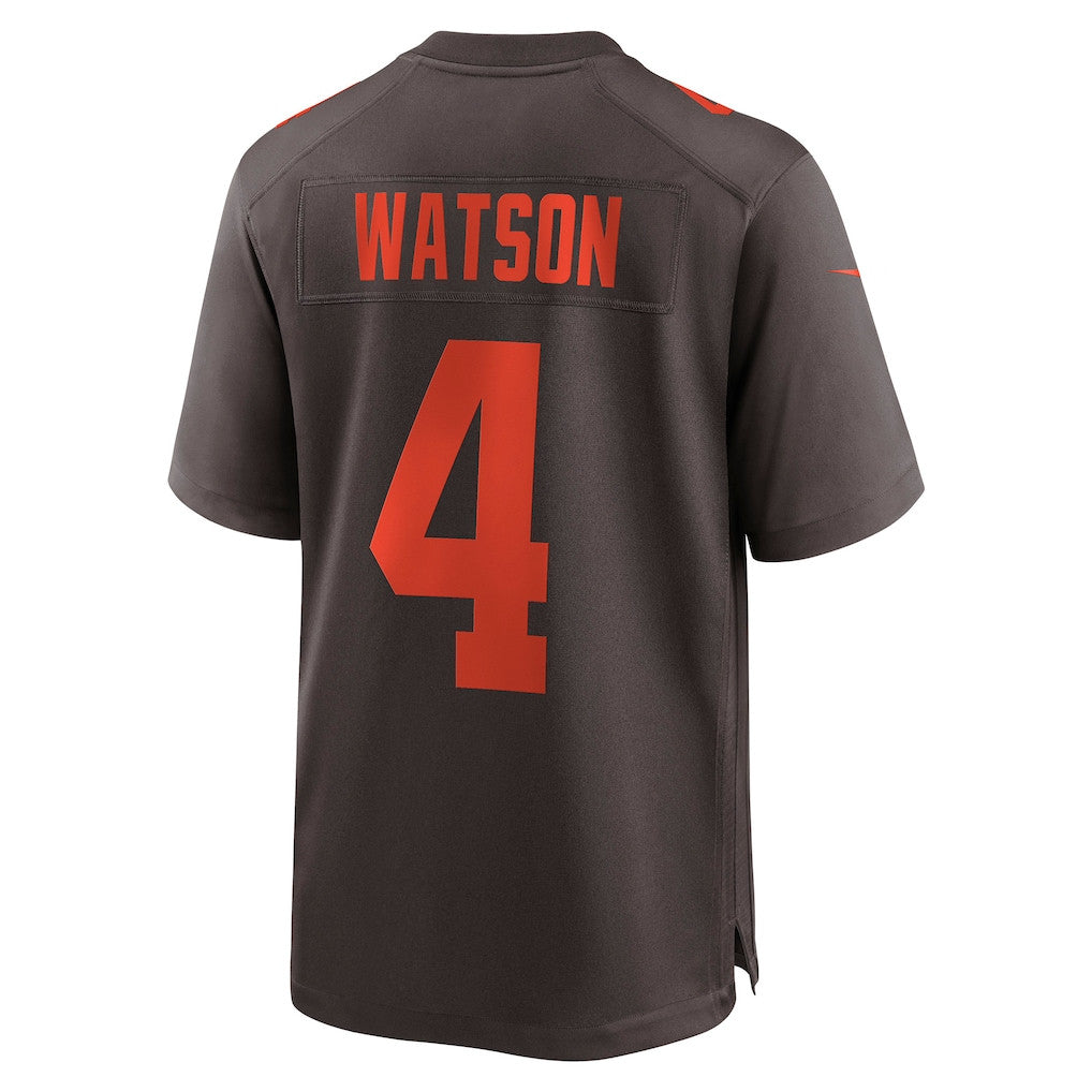Deshaun Watson 4 Cleveland Browns Alternate Game Men Jersey - Brown
