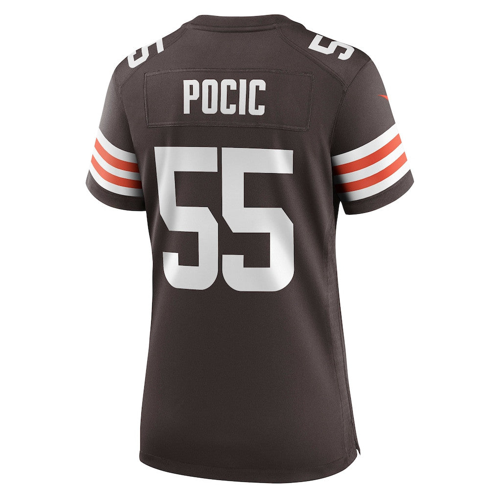 Ethan Pocic 55 Cleveland Browns Women's Game Jersey - Brown