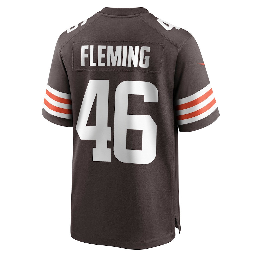 Don Fleming 46 Cleveland Browns Game Men Jersey - Brown