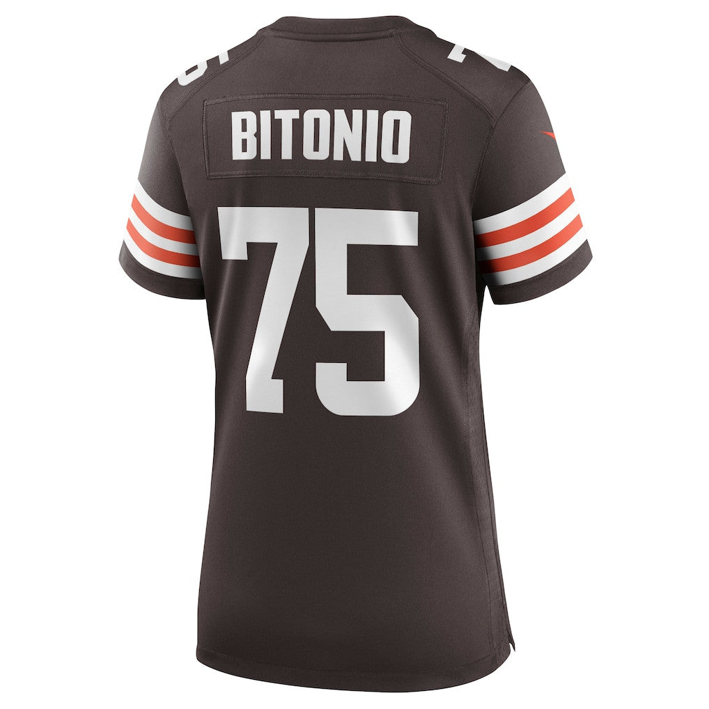 Joel Bitonio 75 Cleveland Browns Women's Game Jersey - Brown