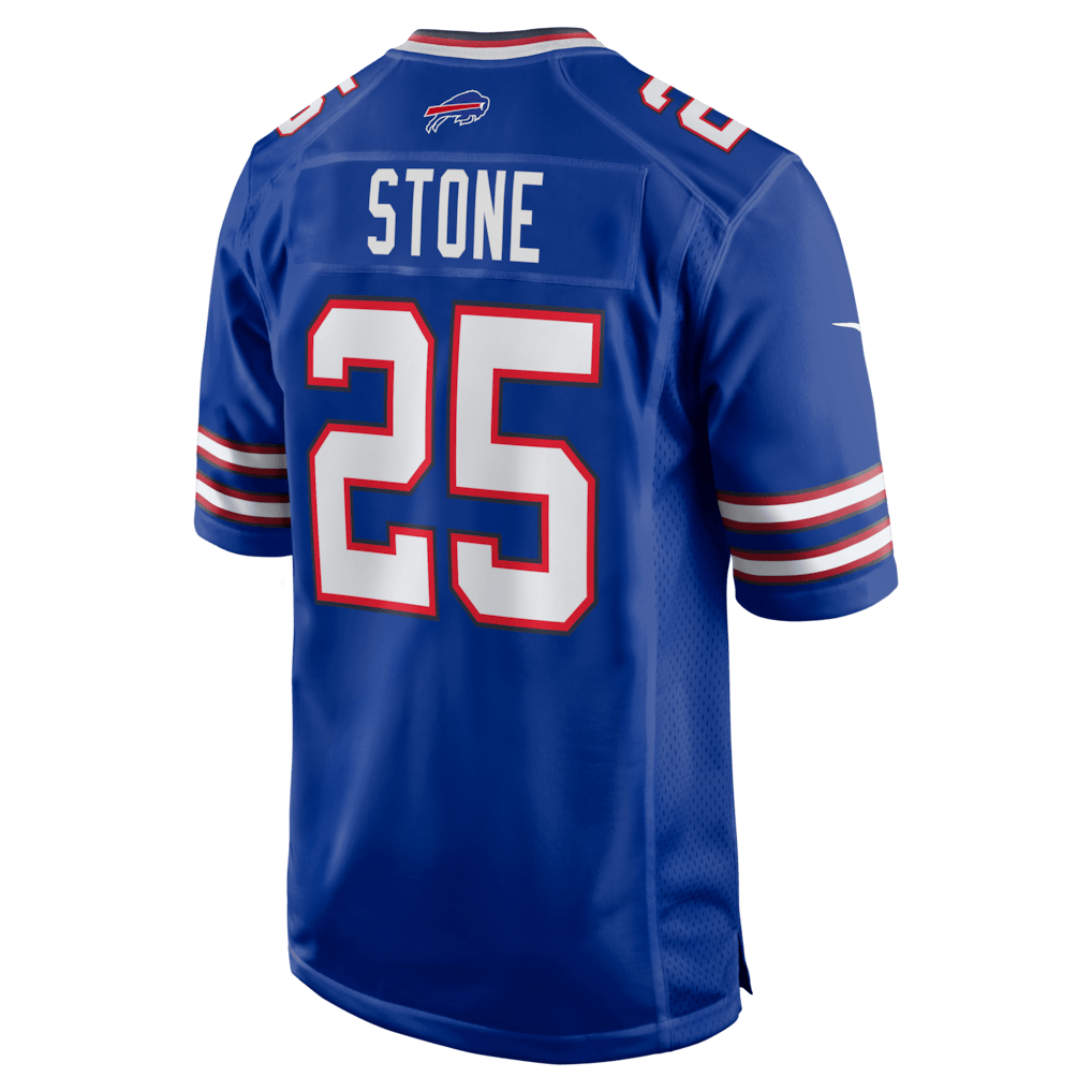 Geno Stone 25 Buffalo Bills Team Game Men Jersey - Royal