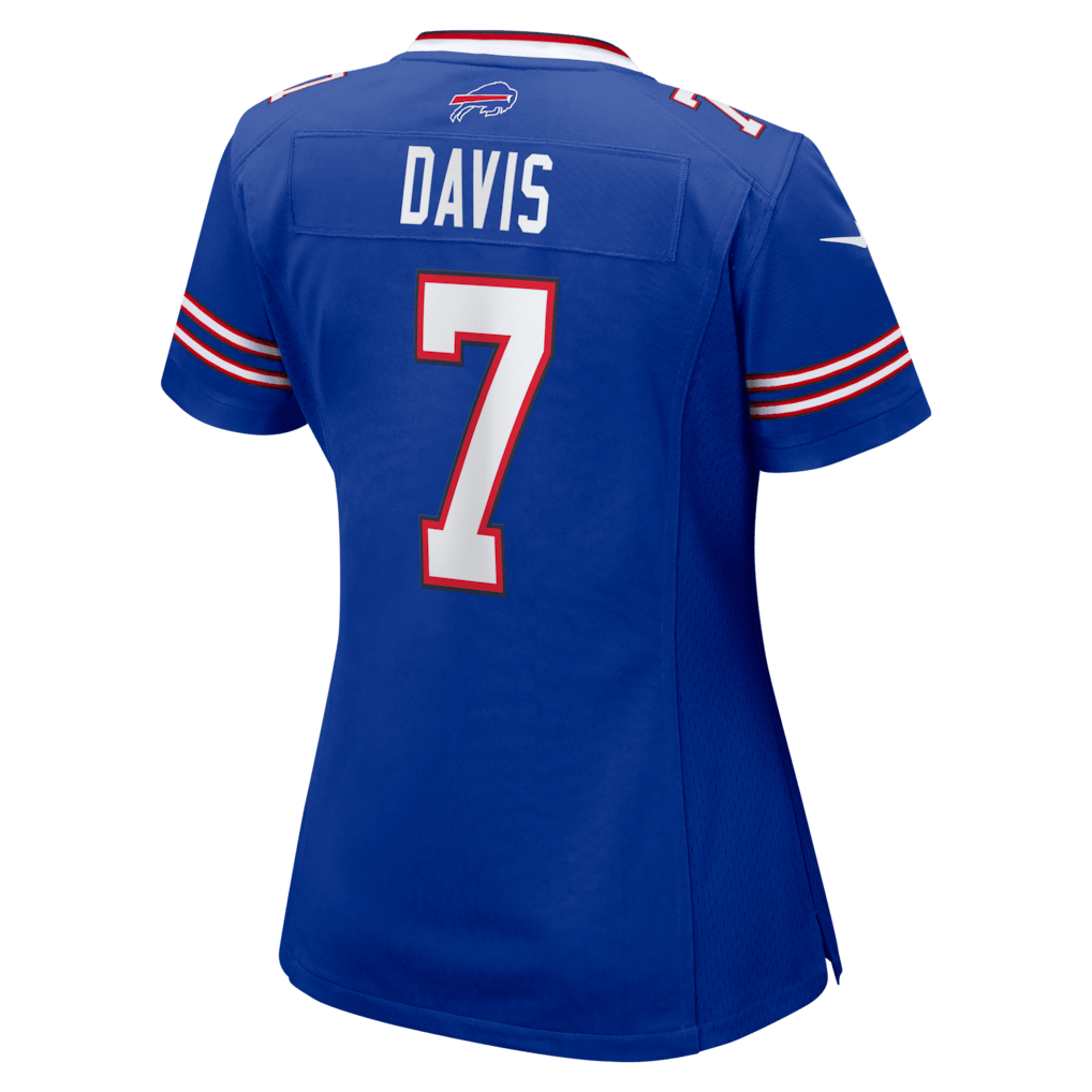 Ray Davis 7 Buffalo Bills Women's Team Game Jersey - Royal