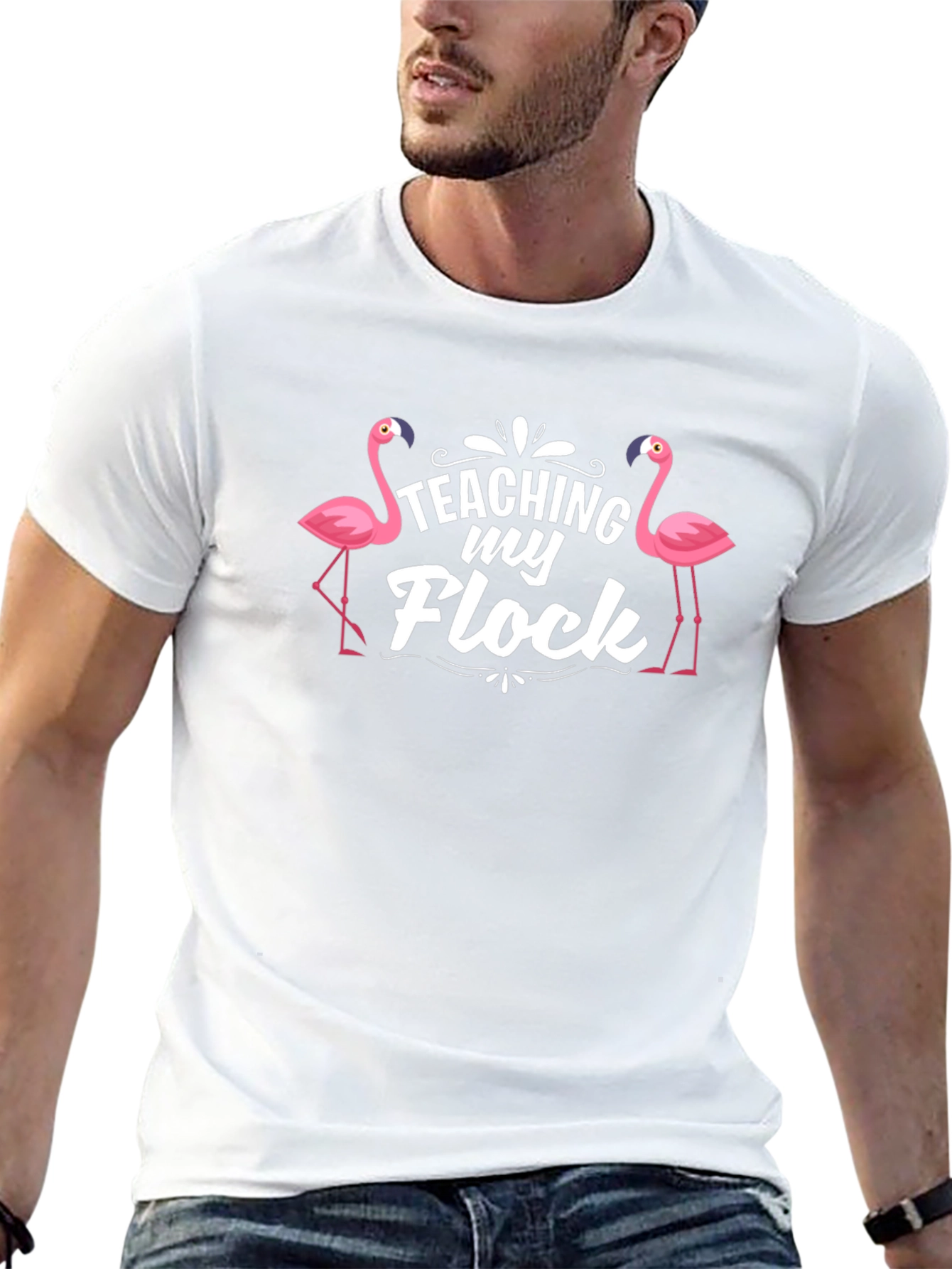 Teaching My Flock Flamingo T-Shirt