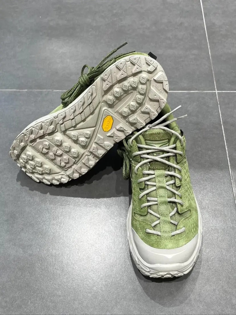 HOKA Tor Ultra "Green Suede" Lifestyle Sneakers