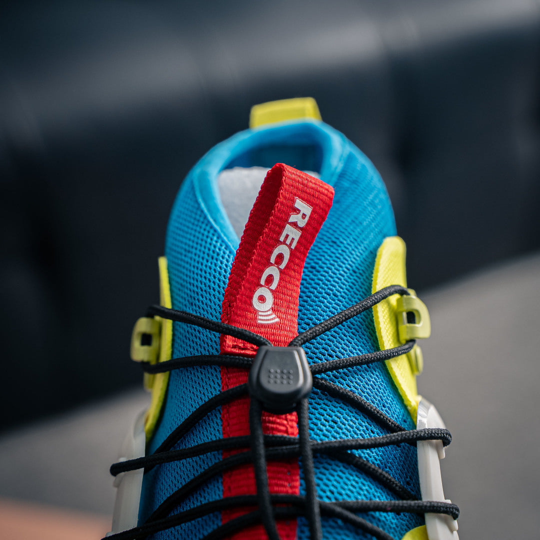 HOKA Mafate Speed 2 / Mafate X Hike "Hoka Hike" Yellow/Blue Mid-Top Trail Sneakers