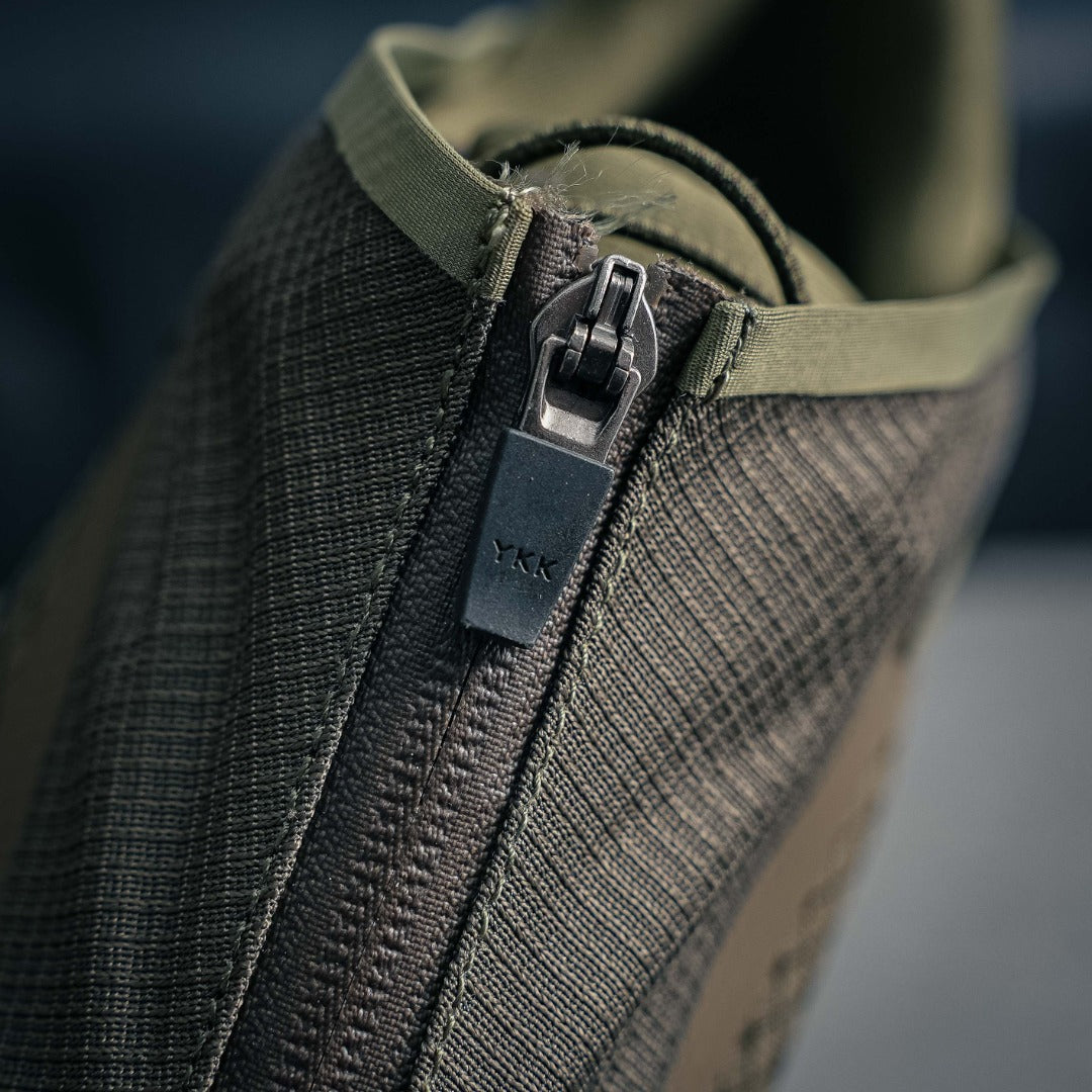 HOKA "Olive Green/Lime" Zip-Up Low-Top Trail & Lifestyle Sneakers