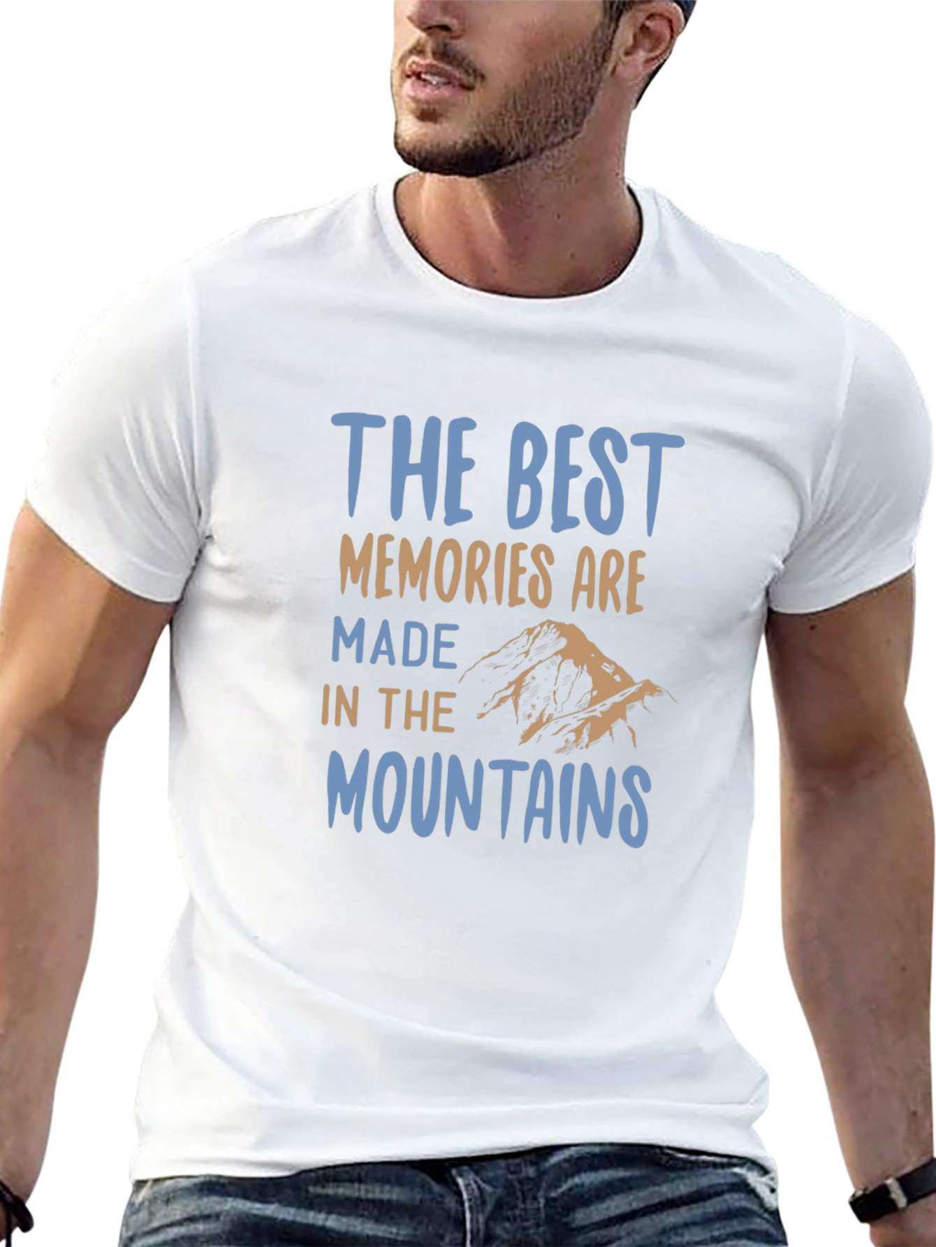 Mountains Memories Black T-Shirt