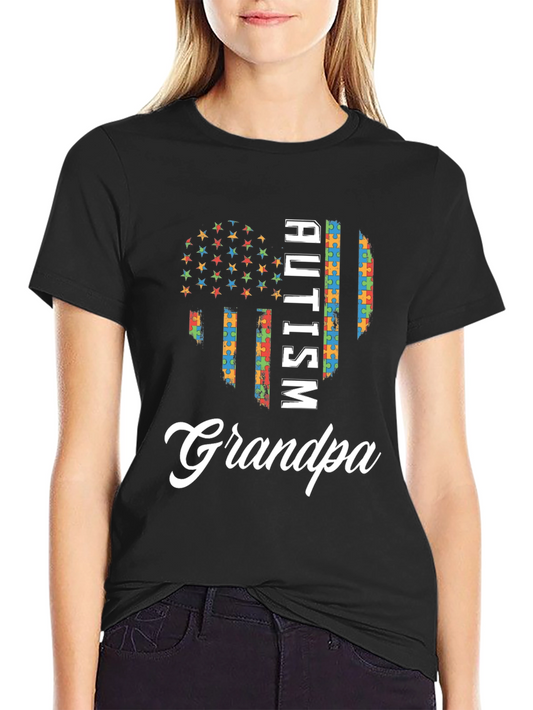 Autism Awareness Grandpa T-Shirt