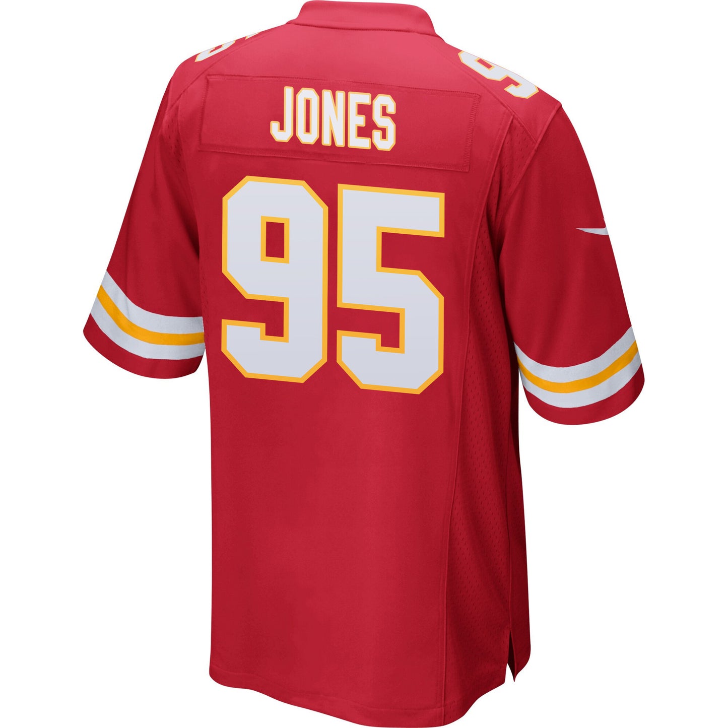 Chris Jones 95 Kansas City Chiefs AFC Champions Patch Game Men Jersey - Red