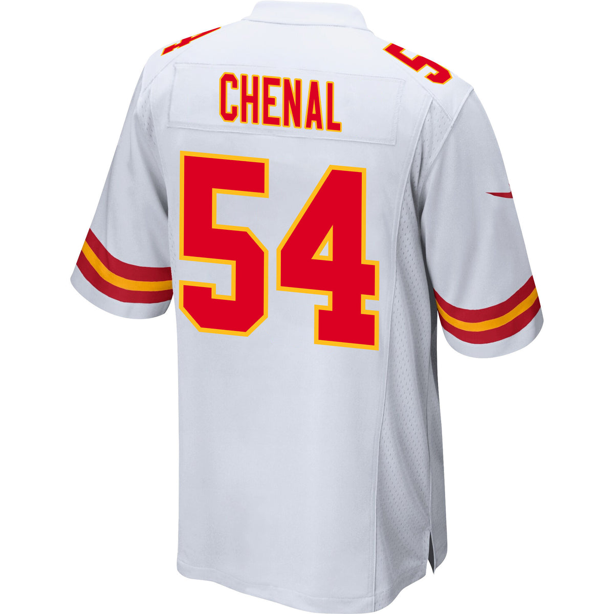 Leo Chenal 54 Kansas City Chiefs AFC Champions Patch Game Men Jersey - White